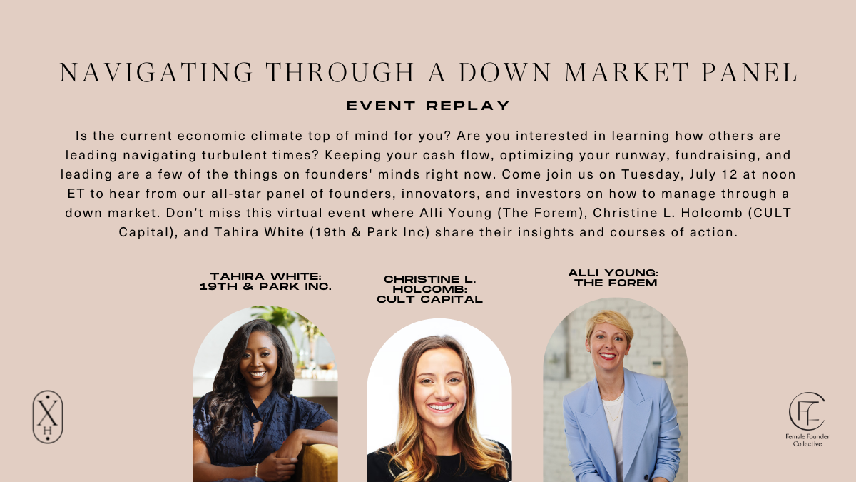 How to Manage Through a Down Market Panel